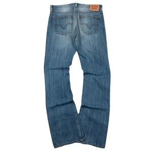 Vintage Levi's Jeans Mens 33x34 Blue 507 Slim Bootcut Grunge Y2K Rare Defunct